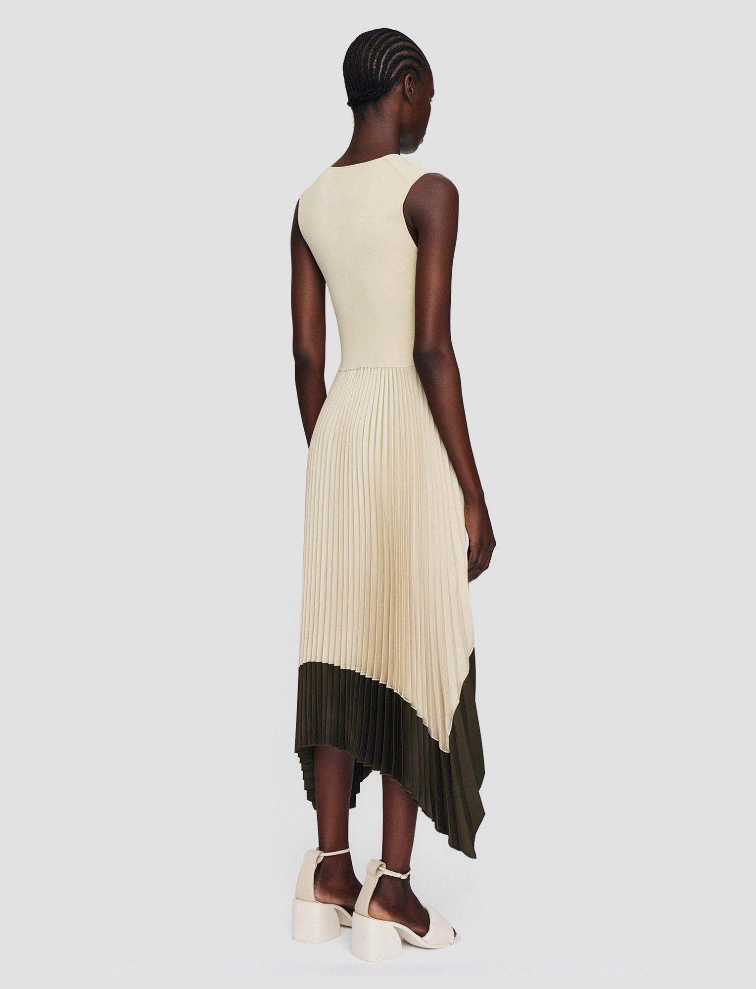 Easy Tones Knit Weave Pliss?? Animation Dura Dress
