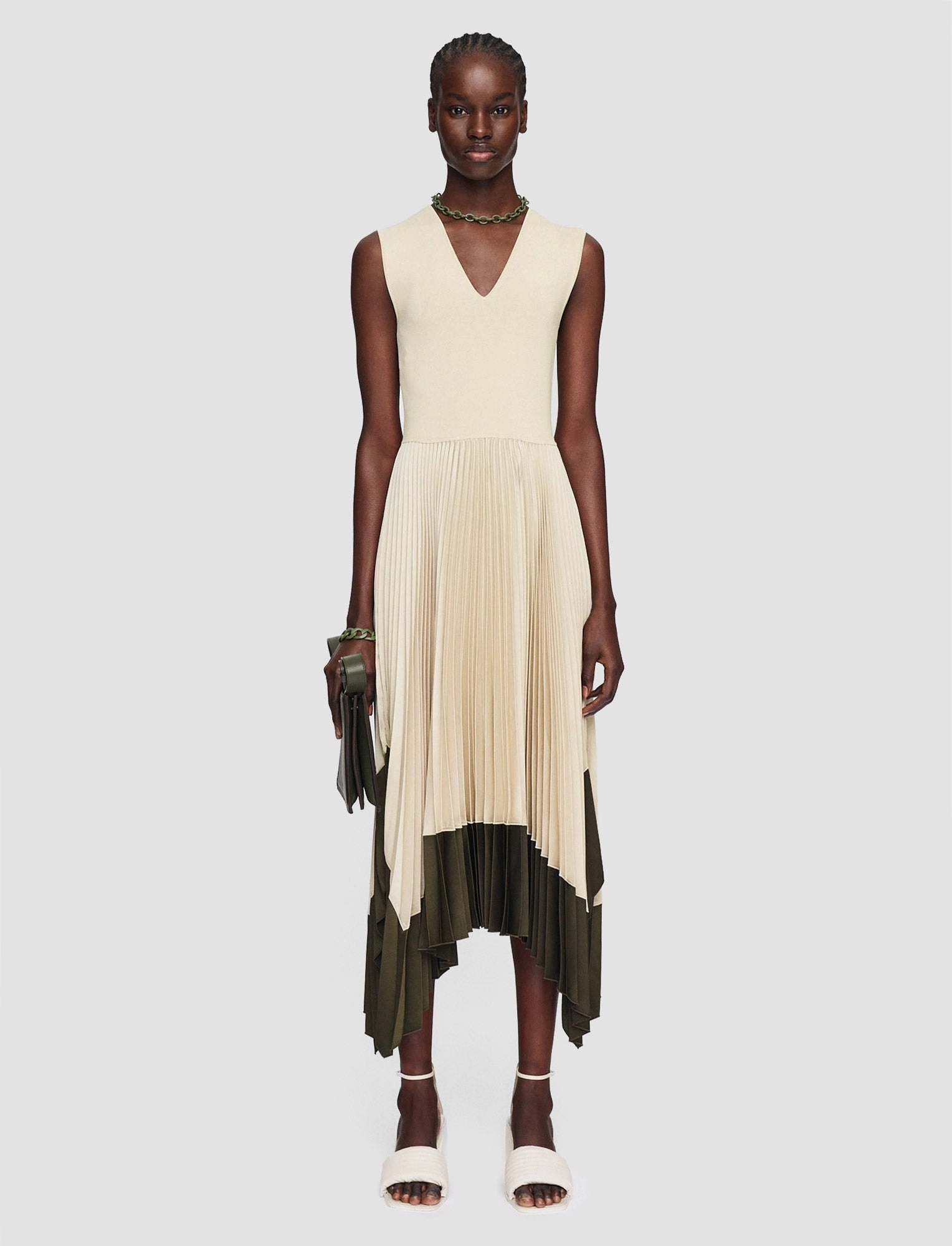 Knit Weave Pliss?? Animation Dura Dress Skin Touch