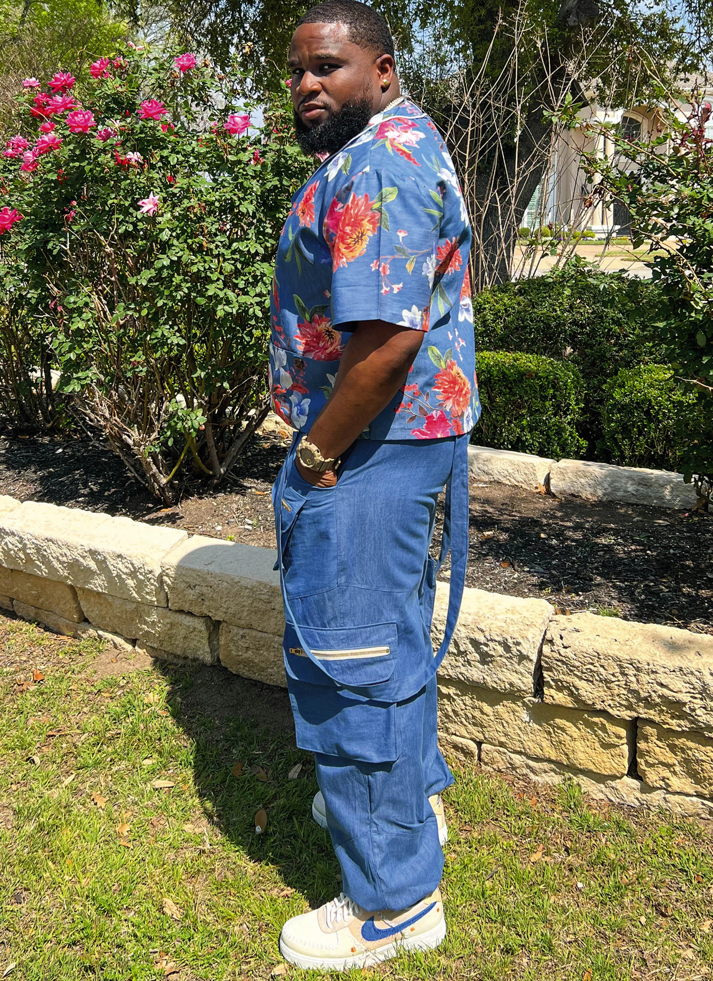 Know Me sewing pattern 2047 Men's Shirt and Jogger Pants