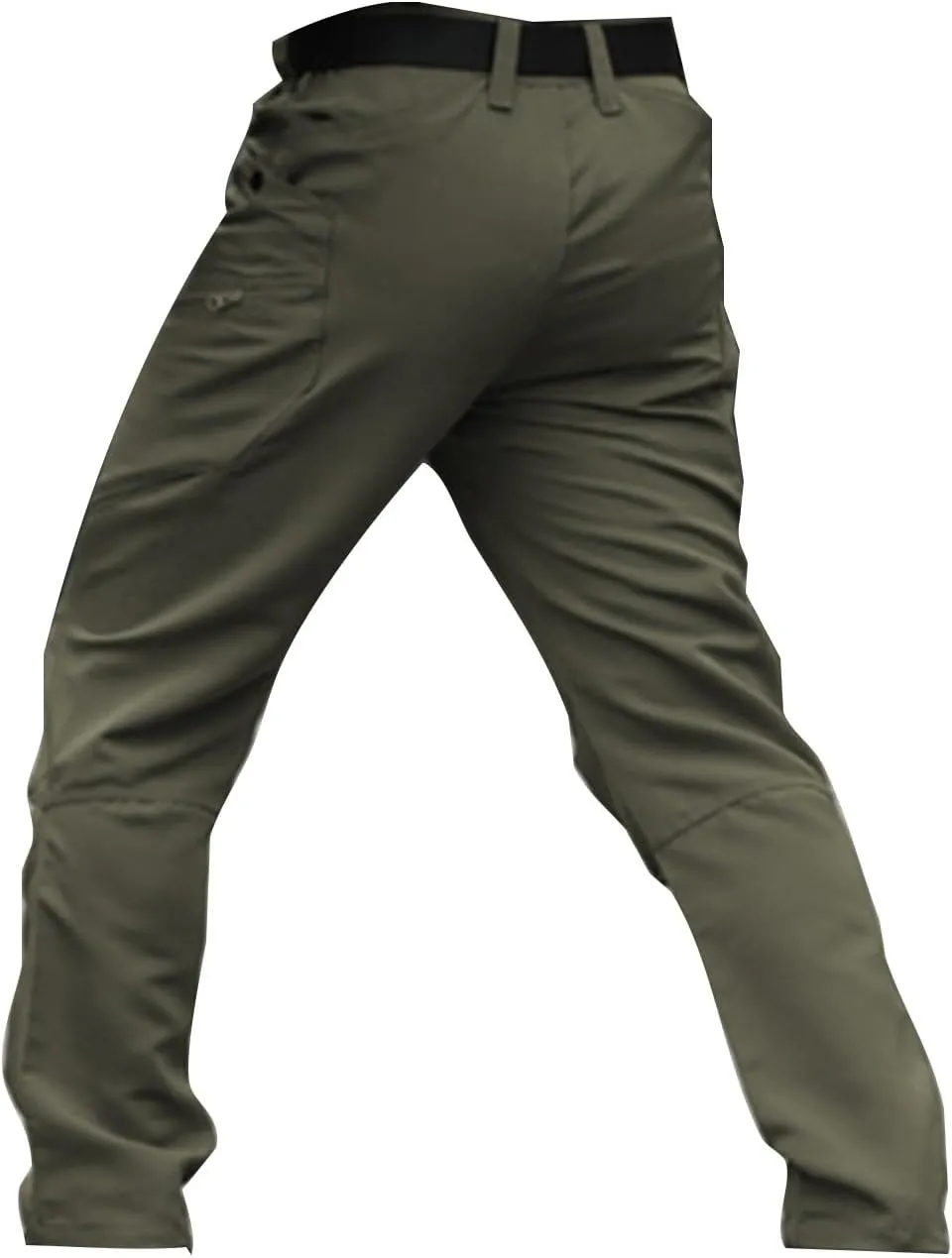 KUIOLYPOER Cargo Pants for Men Stretchy Multi-Pocket Zipper Tactical Pants Outdoor Training Hiking Work Pants Men's Joggers
