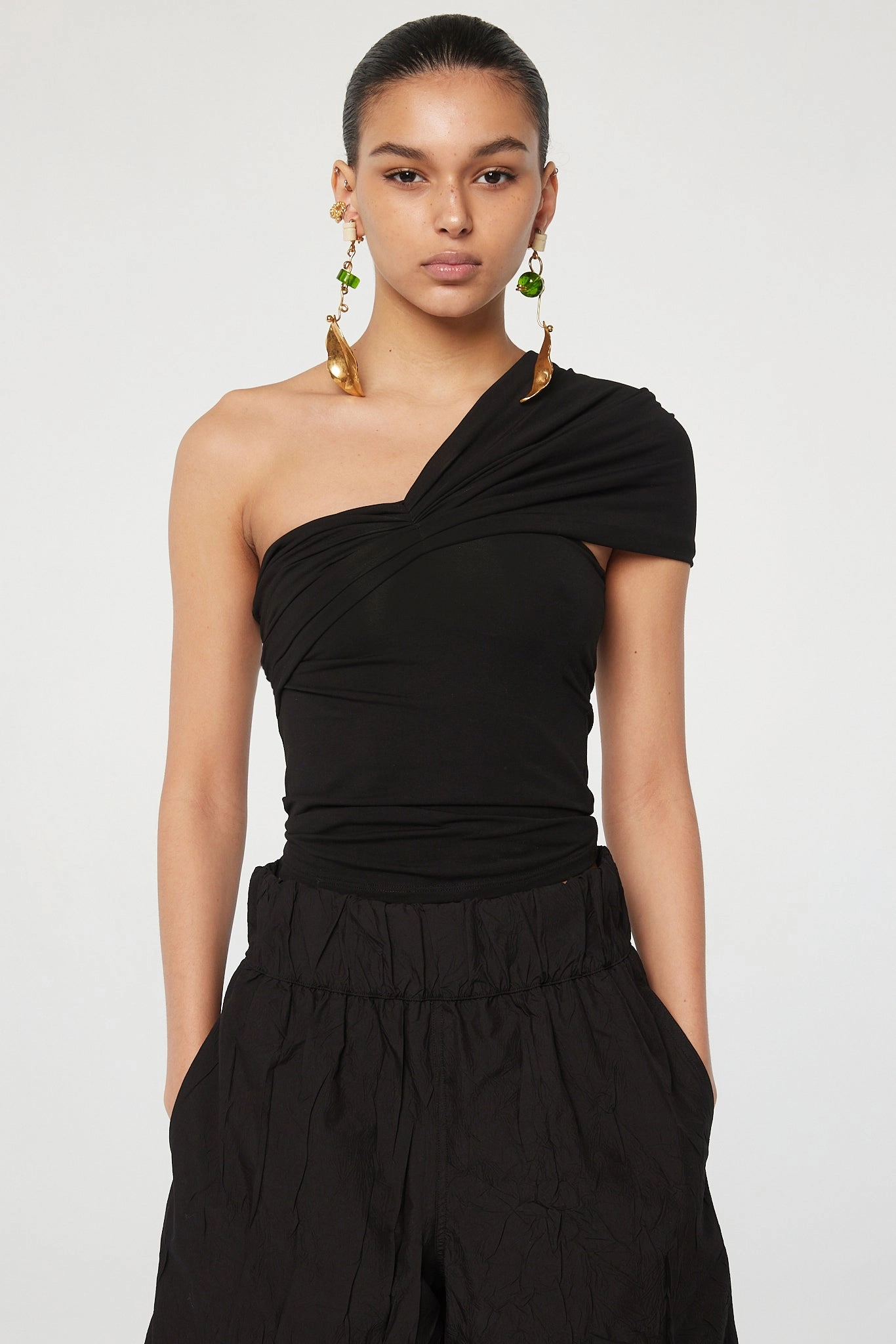 KYO TUBE TOP Contrast Stitch Detailing Recycled Polyester Blend