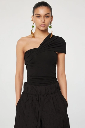 KYO TUBE TOP Contrast Stitch Detailing Recycled Polyester Blend