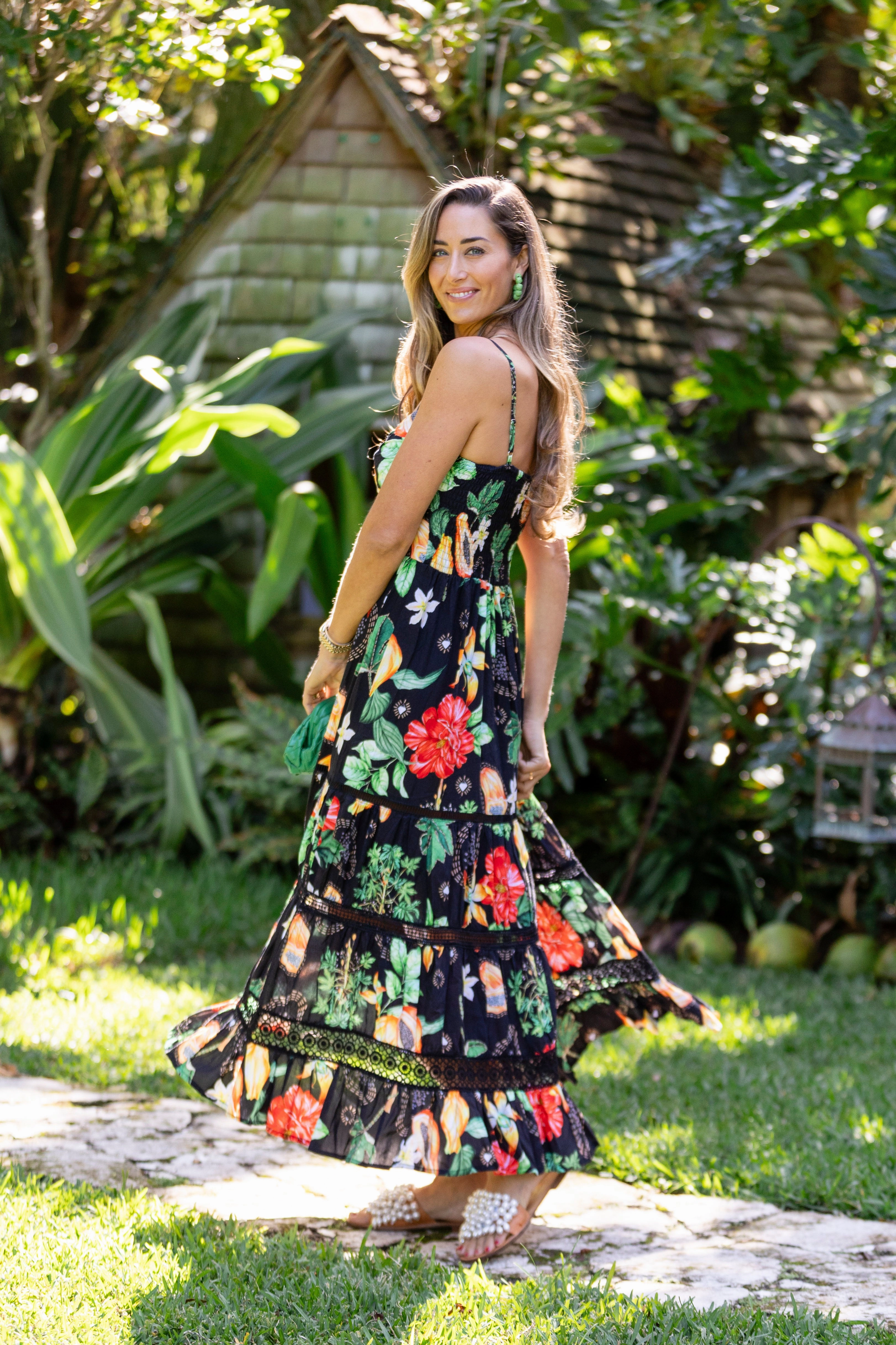 Neutral Feel La Jolla Dress / Black Papaya