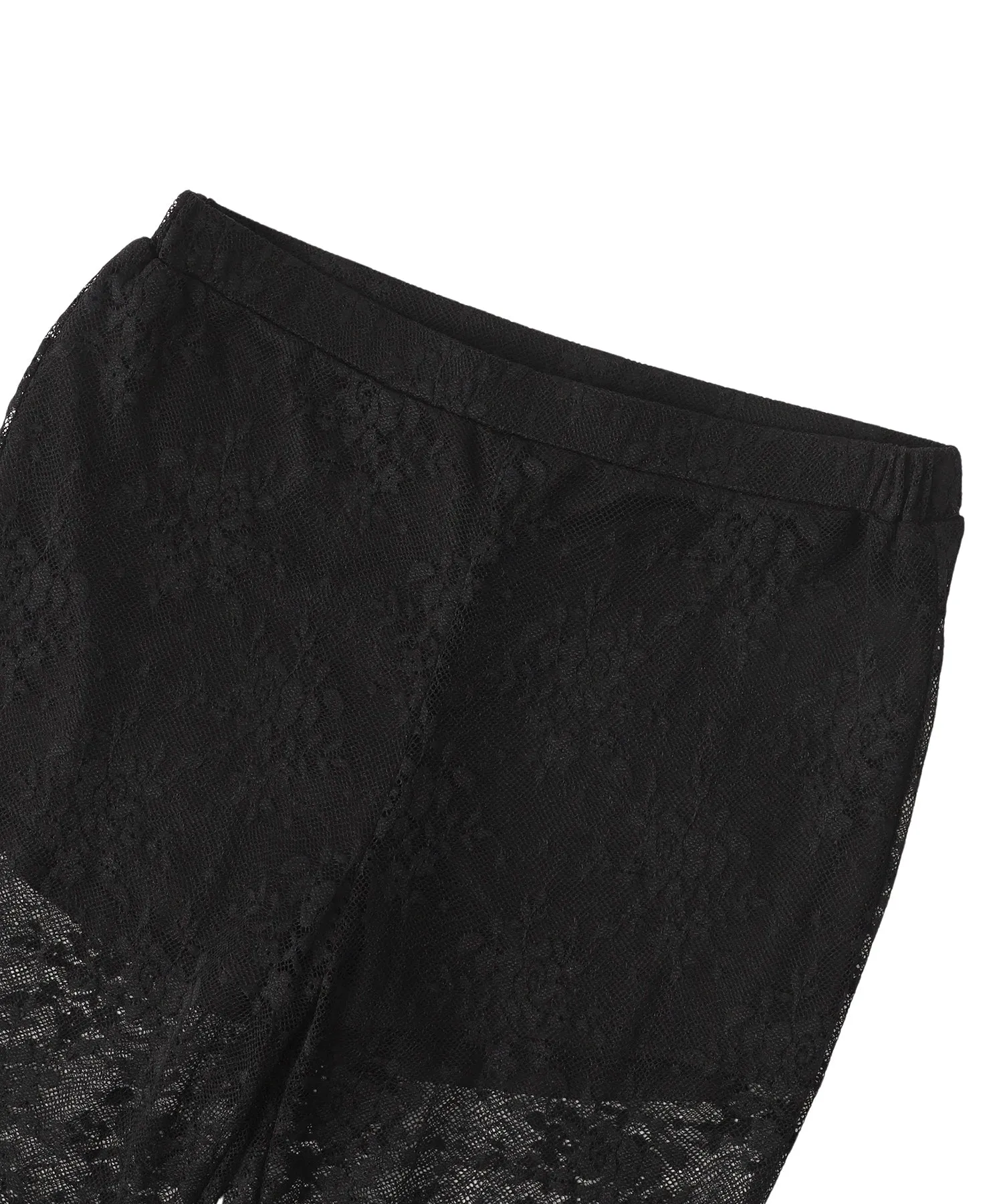 Lace flare leggings