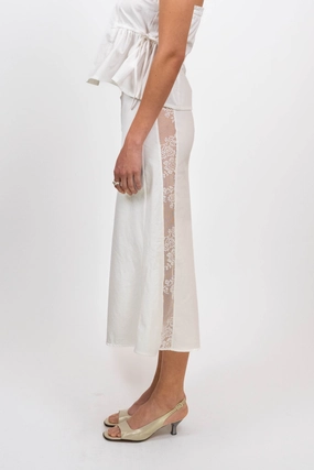 Lace Panel Skirt (Size M) Compression Fit Comfortable Fabric
