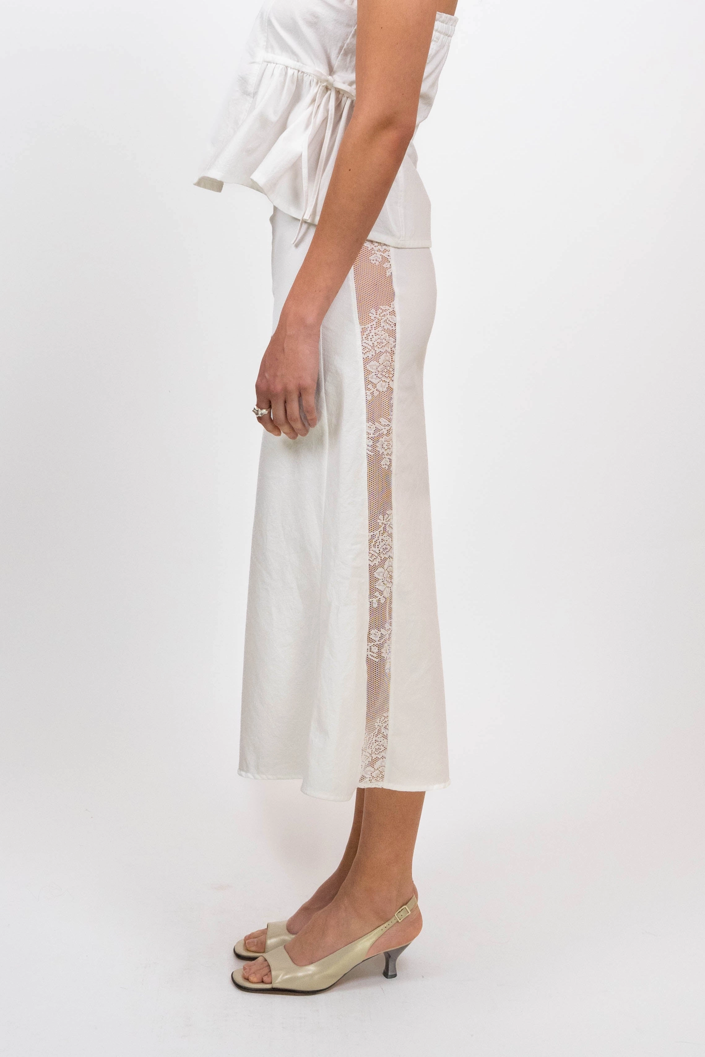 Lace Panel Skirt (Size M) Compression Fit Comfortable Fabric