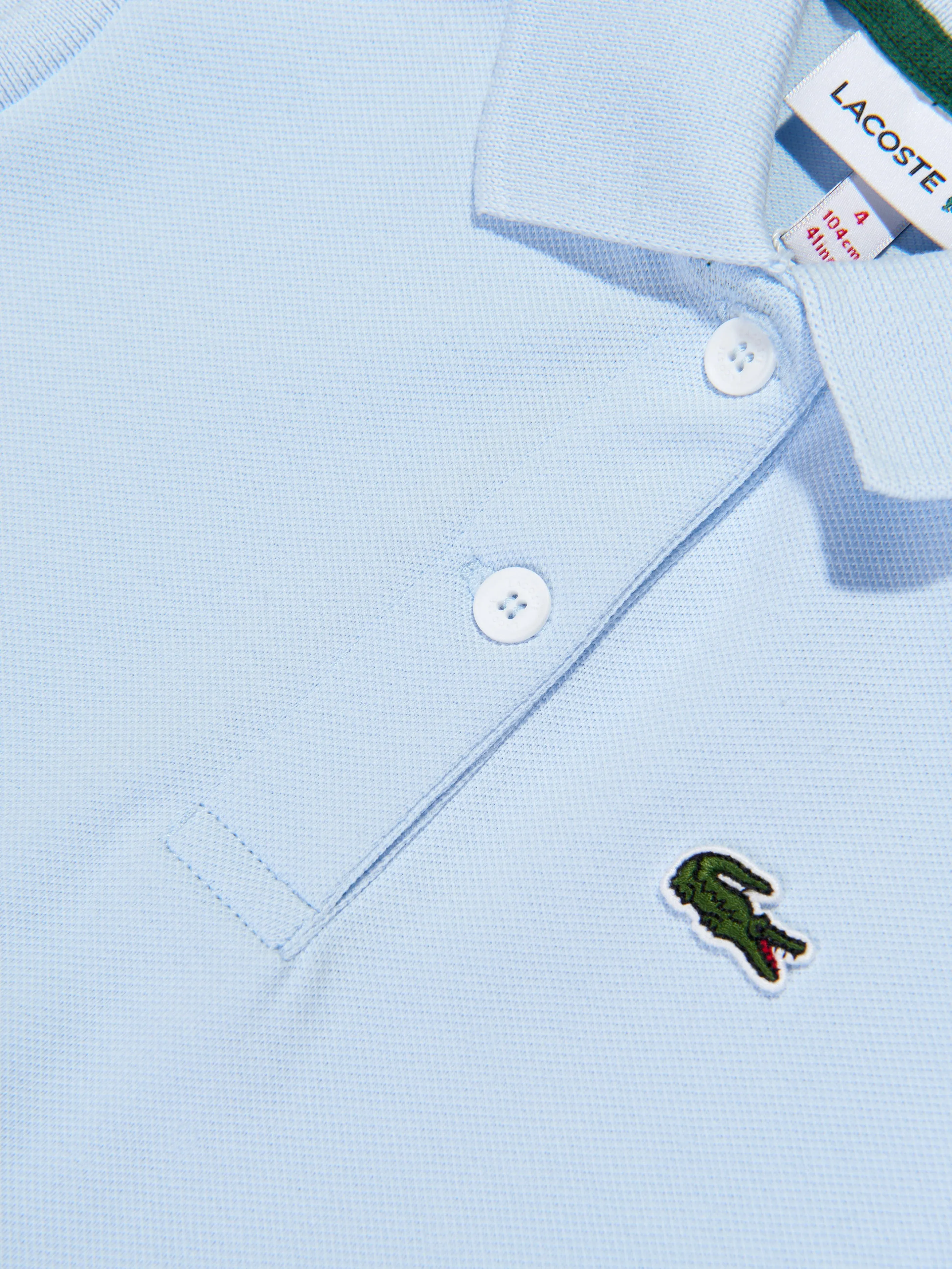 Lacoste Girls Sleeveless Polo Dress in Blue