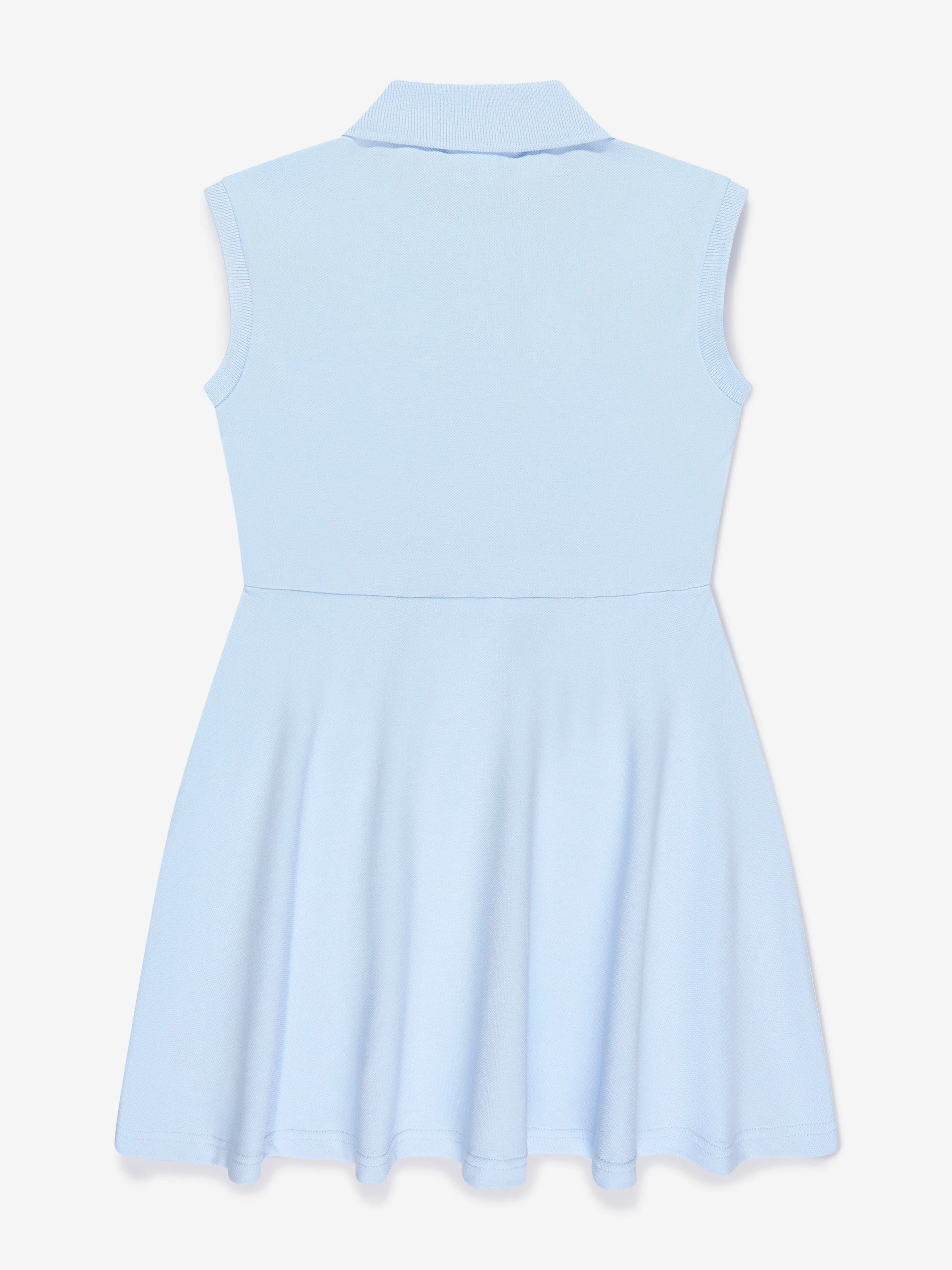 Lacoste Girls Sleeveless Polo Dress in Blue