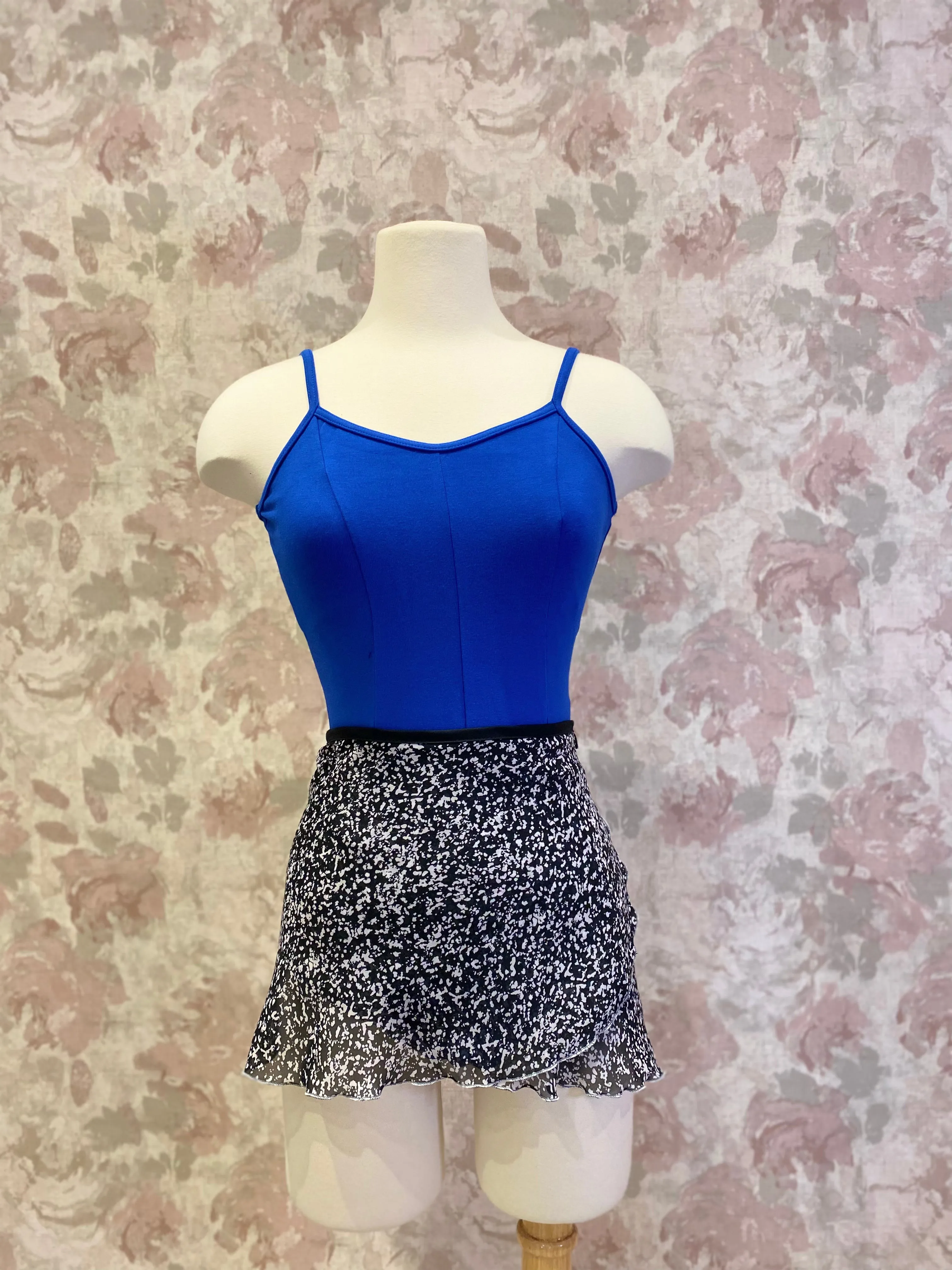 Ladies Black & White Spots Skirt