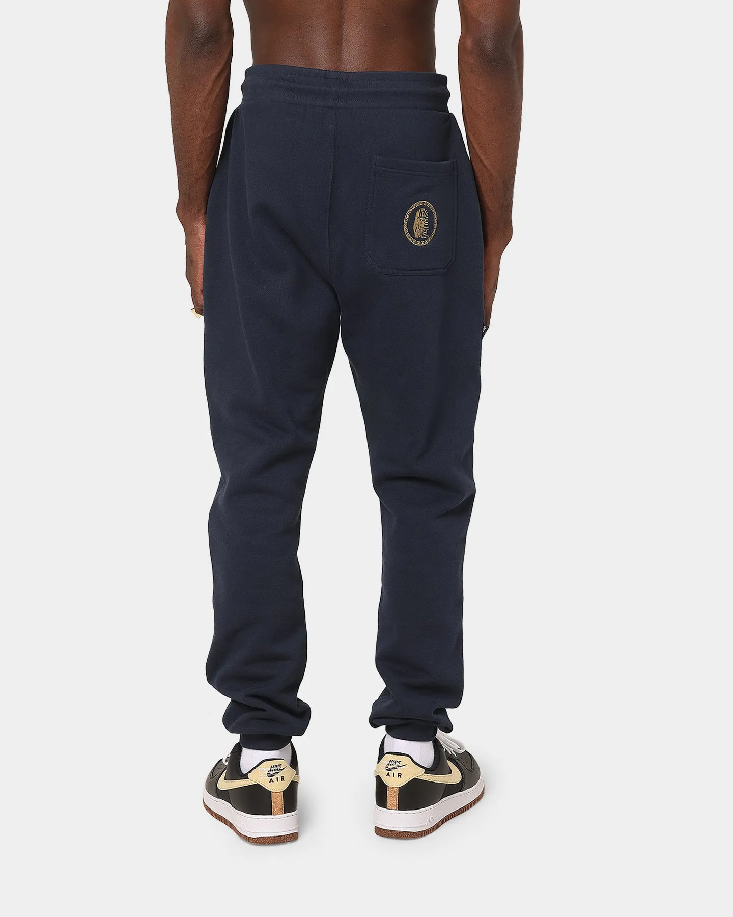 Last Kings Boxed Track Pants Navy
