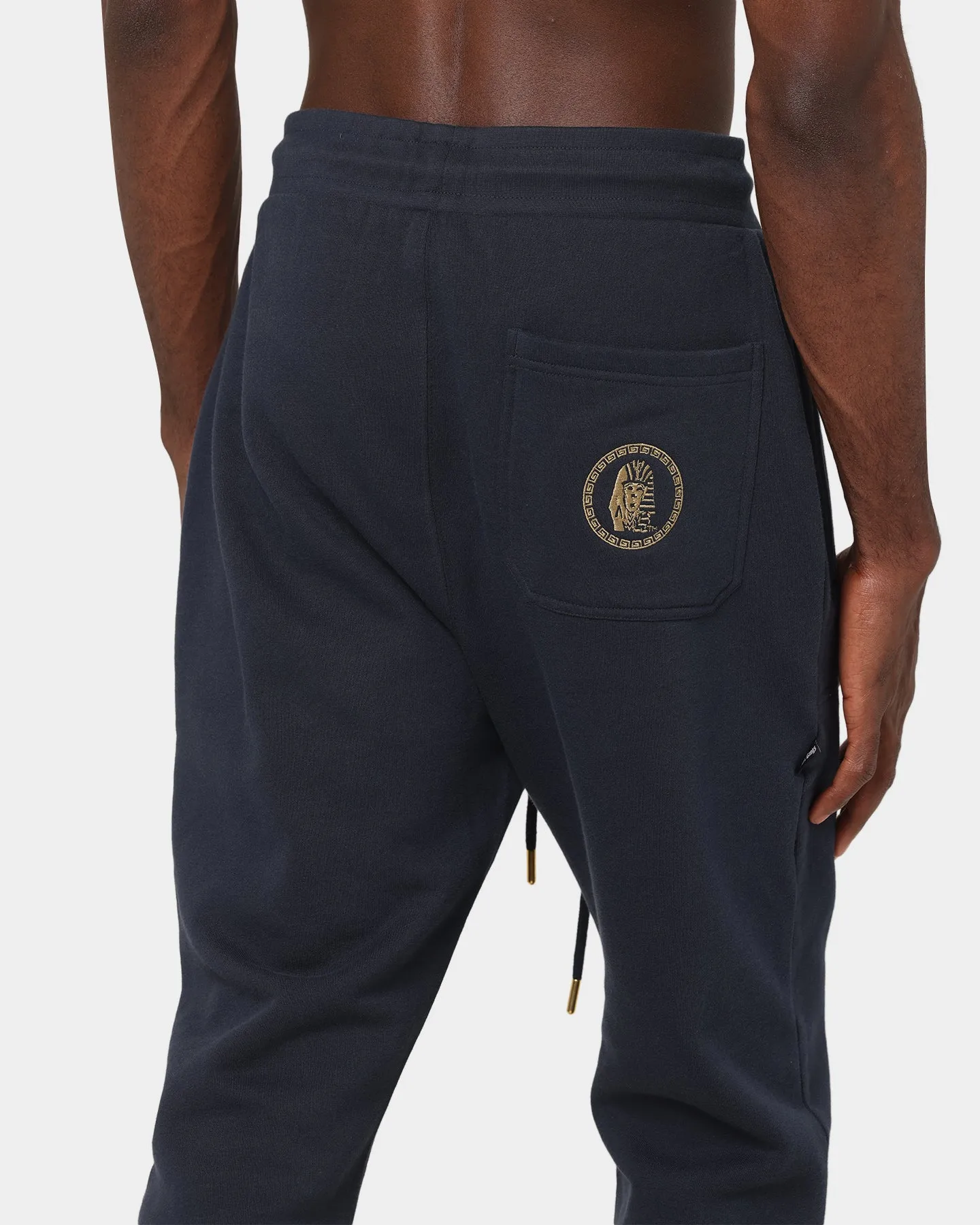 Last Kings Boxed Track Pants Navy