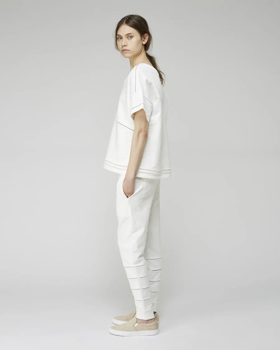 Lattice Stitch Terry Pant