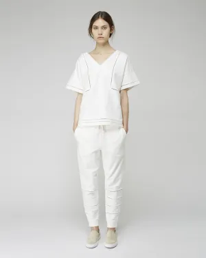Lattice Stitch Terry Pant