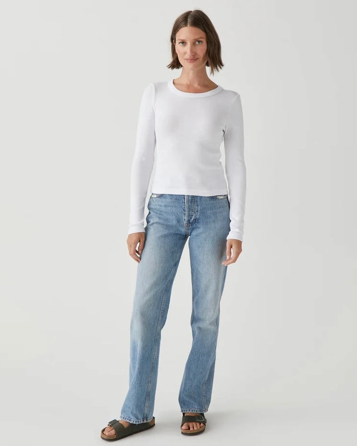 MoistureWickingMaterial Flatlock Seam Technique ORION CROP TEE 1X1 COTTON