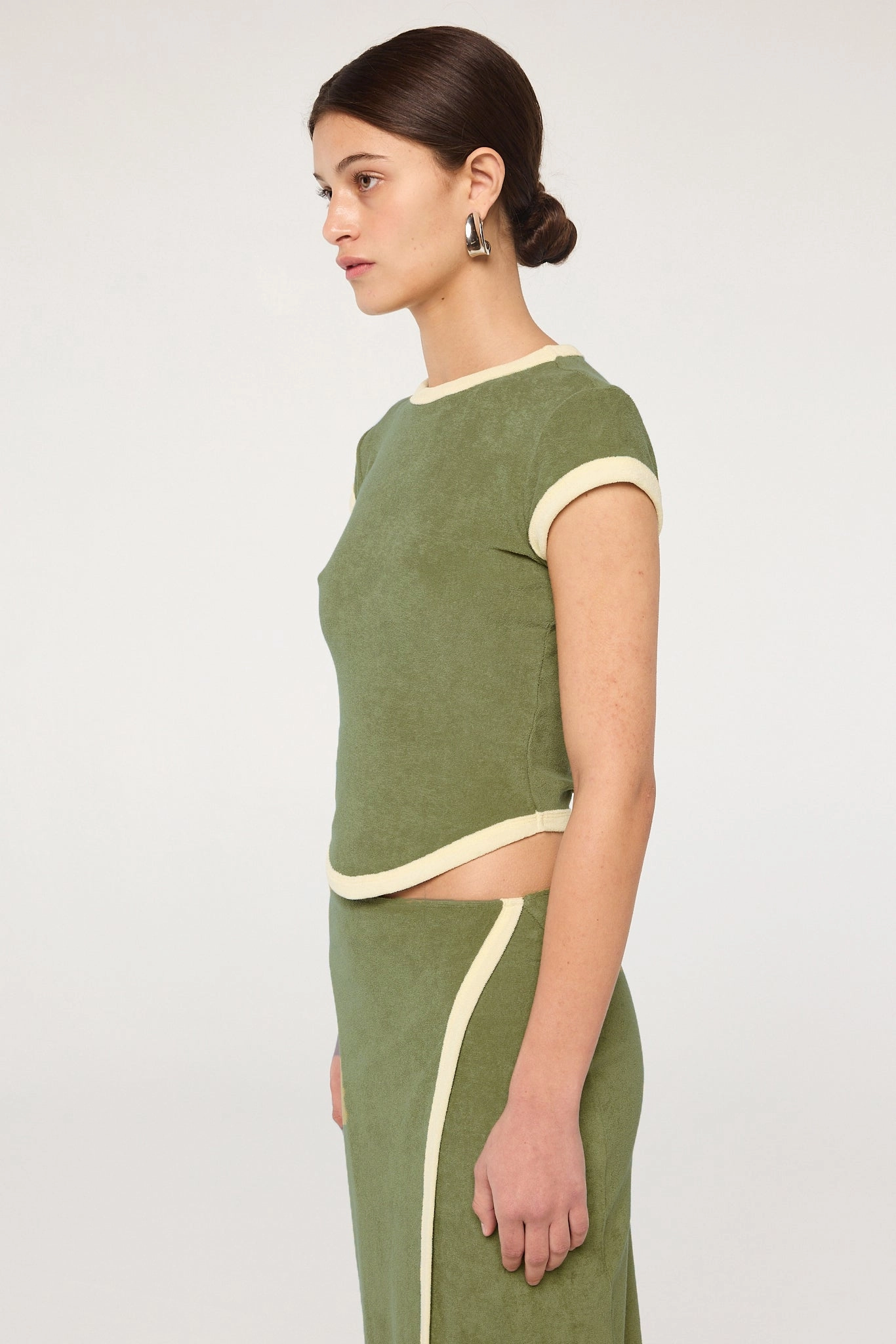 Reinforced Seam Technique FourWay Stretch Fabric LAVI T-SHIRT TERRY