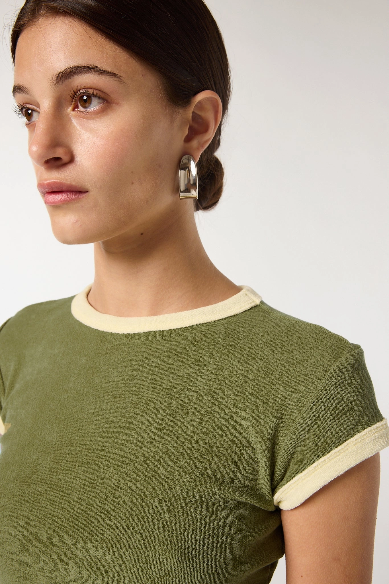 DoubleLayered Neckline LightReflective LAVI T-SHIRT TERRY