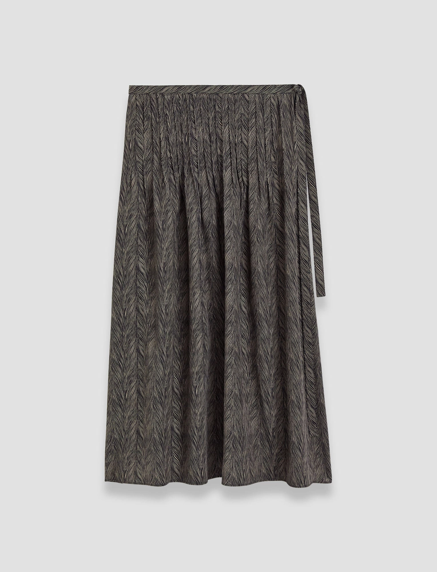 Lavy Crepe de Chine Print Silk Skirt Lightweight Material All Day
