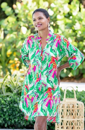Feminine Style Day Tripper Dress / Jungle