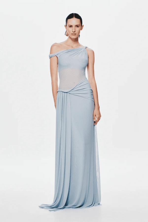 Natural Form Sophisticated Appeal The 'Sisal' Dress Dove