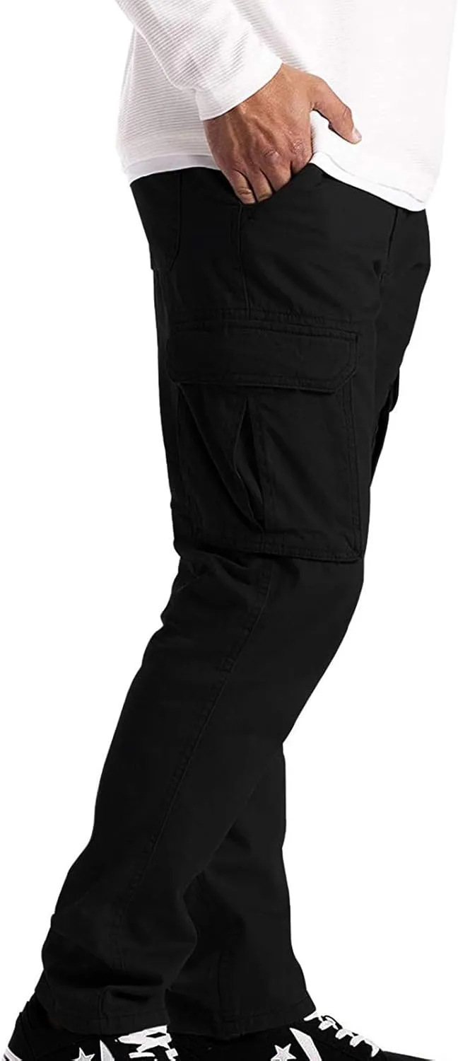 LCMTWX Mens Sweatpants Multi-Pocket Color Pants Casual Joggers Leggings Men's Pants Running Work Pants