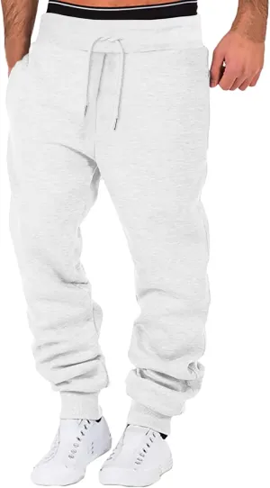 LCMTWX Mens Sweatpants Multi-Pocket Color Pants Casual Joggers Leggings Men's Pants Running Work Pants