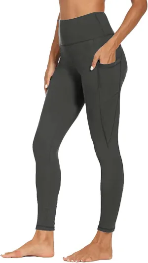 Leggings With Pockets For Women Comfortable And Stretchy Pants High Waisted Leggings Workout Plus Size Yoga Pants