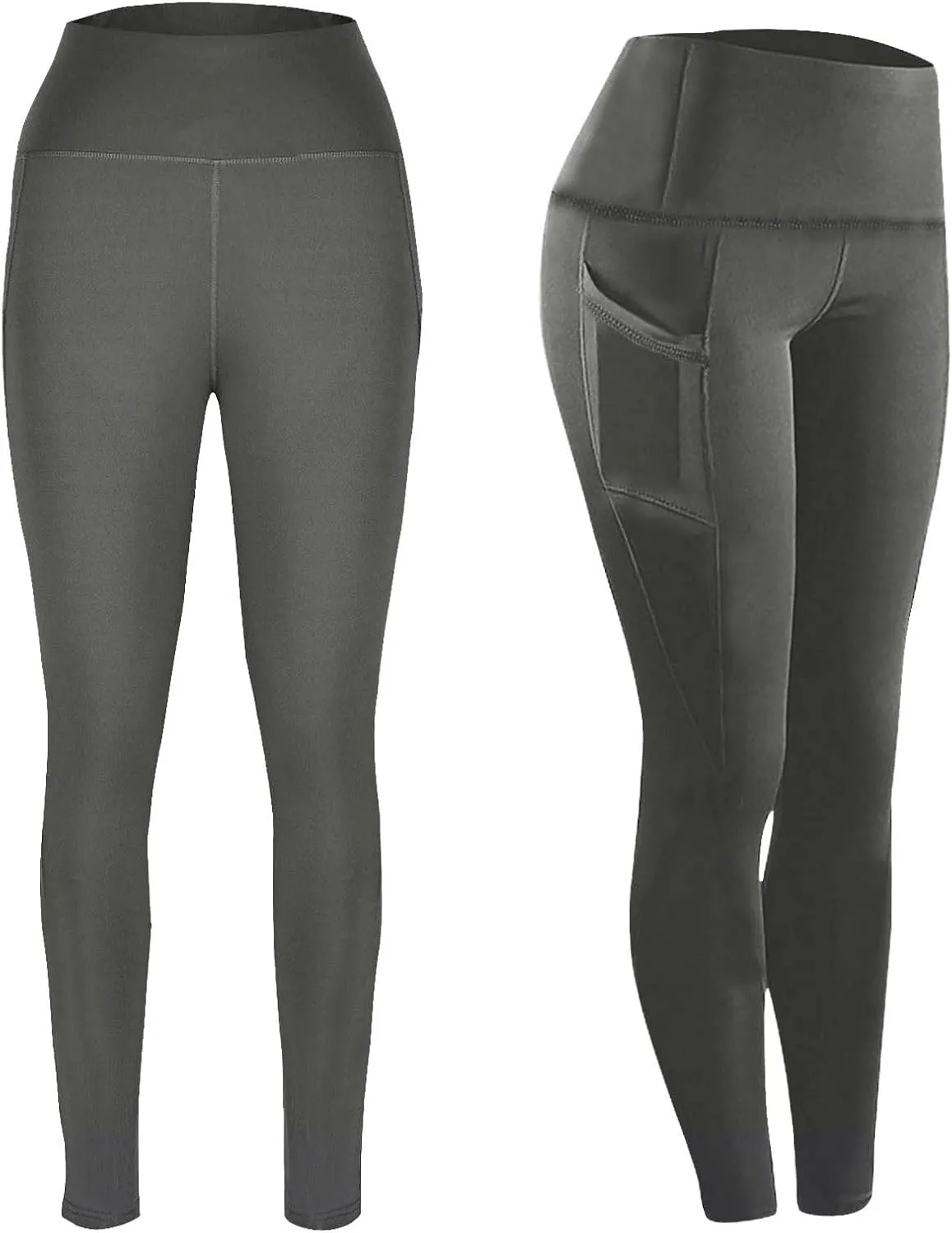 Leggings With Pockets For Women Comfortable And Stretchy Pants High Waisted Leggings Workout Plus Size Yoga Pants