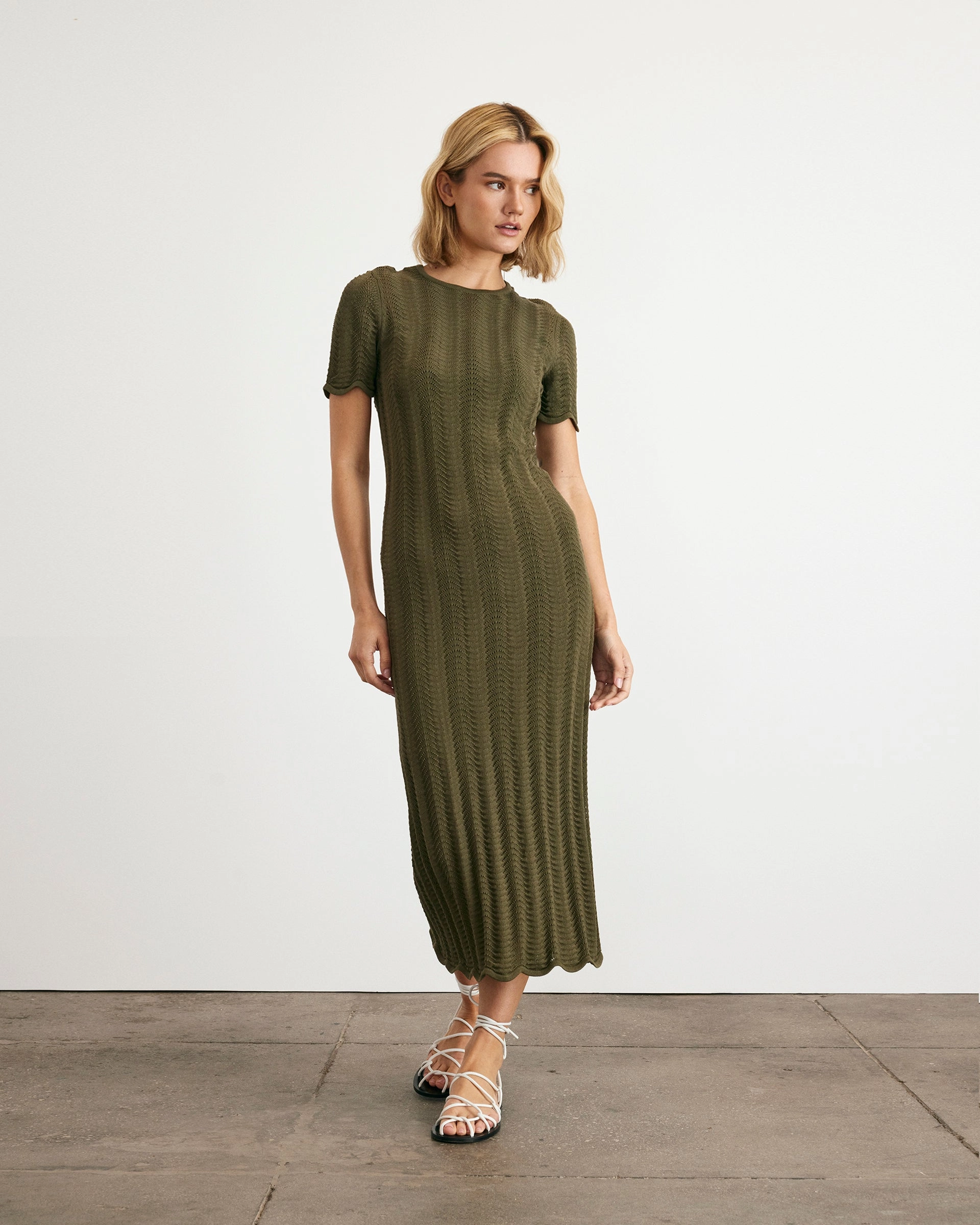 Leighton Dress Skin Touch Clean Chic
