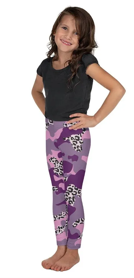 Leopard Camo Kid's Leggings