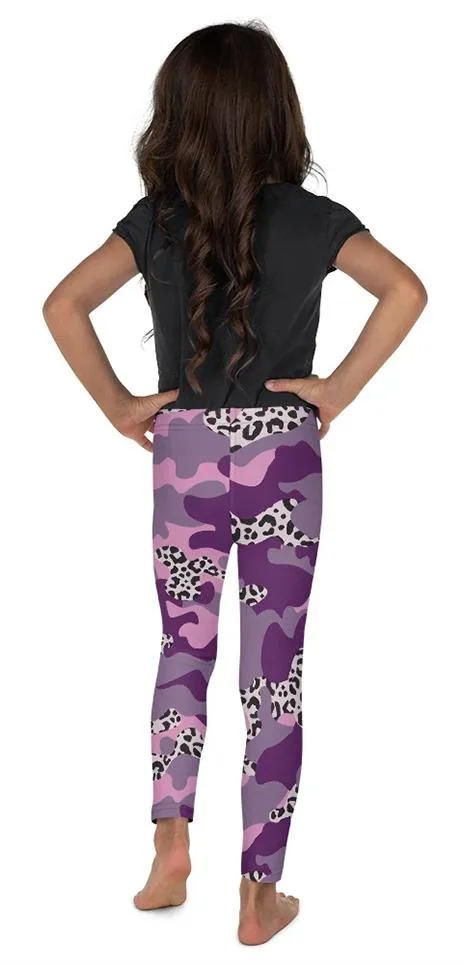 Leopard Camo Kid's Leggings