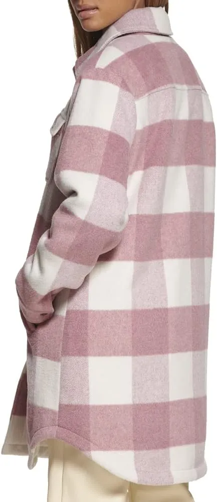 Levi's Womens Wool Blend Sherpa Lined Long Shacket