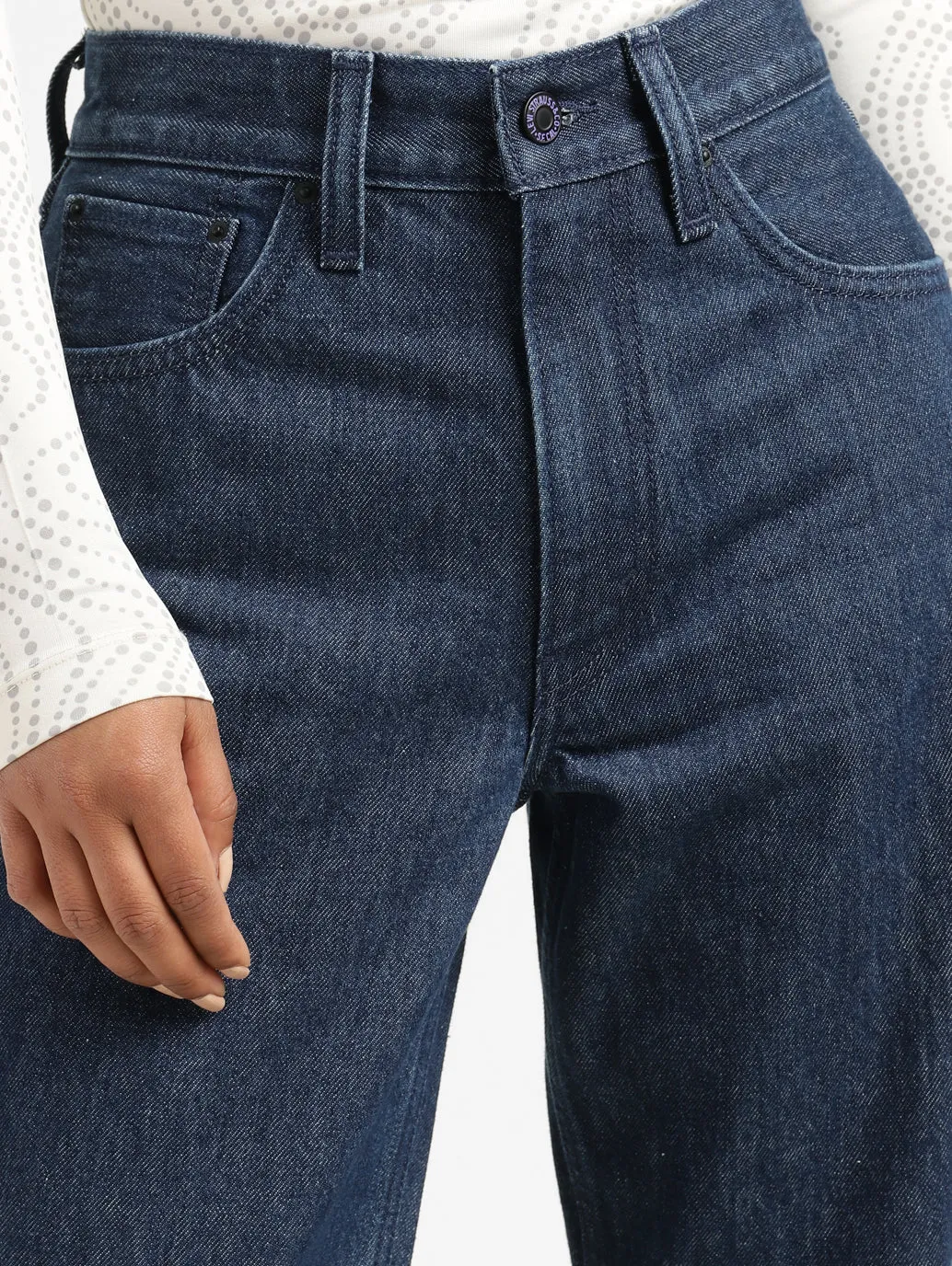 Levi's x Deepika Padukone Mid Rise Relaxed Fit Mom Jeans