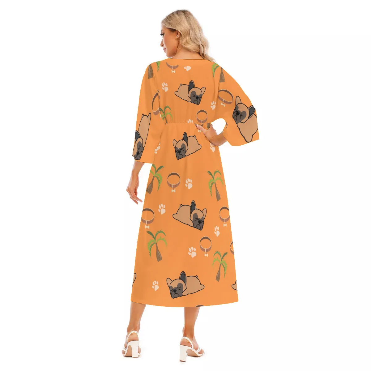 LEXI - Women's Mid-Sleeve Long Dress