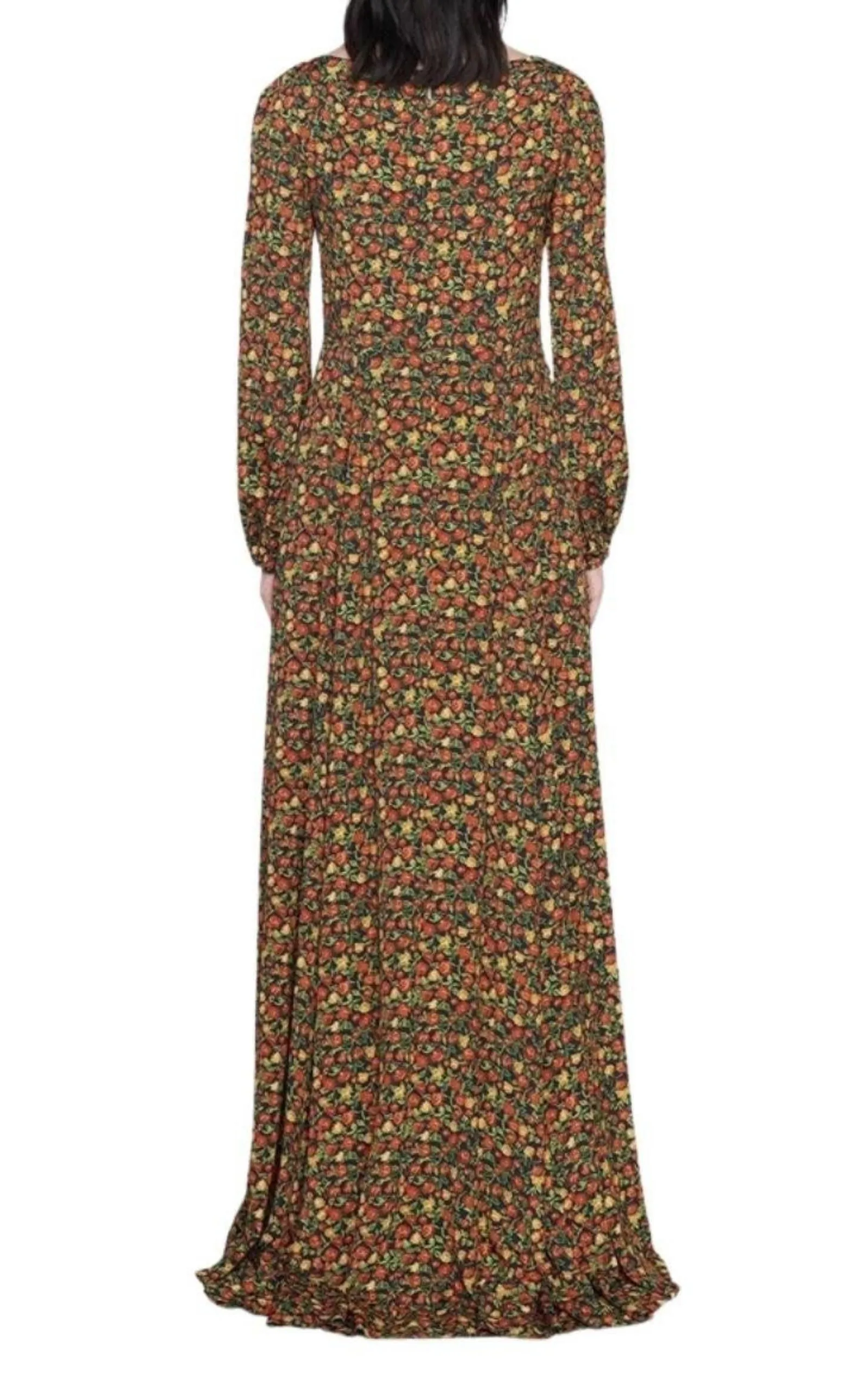 Liberty-print Crepe Maxi Dress