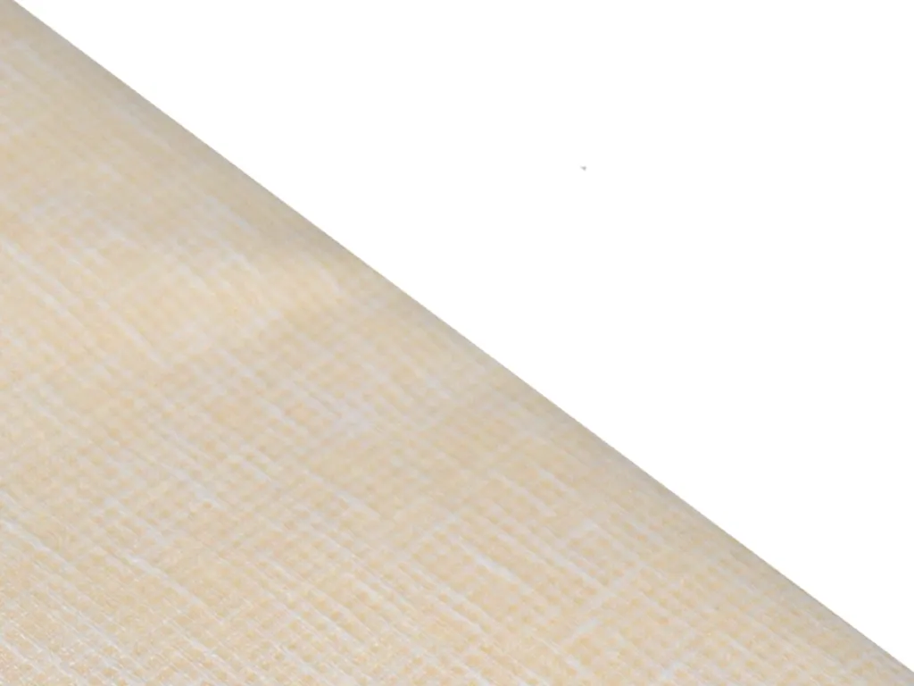 Light Yellow Check Loose Weave Superior Cotton Linen Fabric