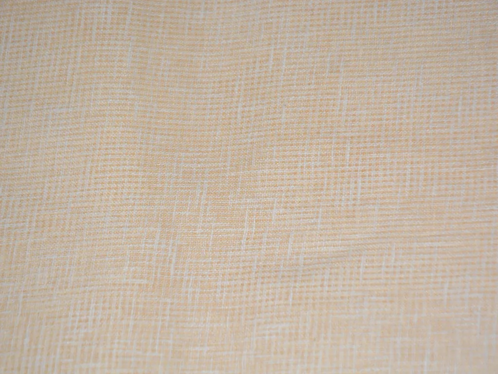Light Yellow Check Loose Weave Superior Cotton Linen Fabric