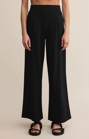 Plaid detail Flattering Comfort ROUND TRIP PANT