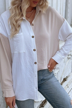 Slim Fit Design LIGHTWEIGHT BUTTON DOWN TWO TONE COLOR SHIRTS