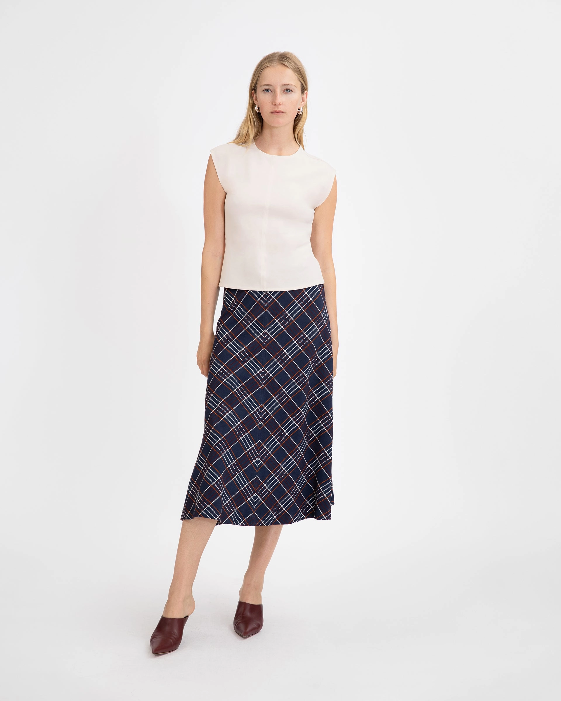 FourWay Stretch Zero Waste Production Label Rosalind Top