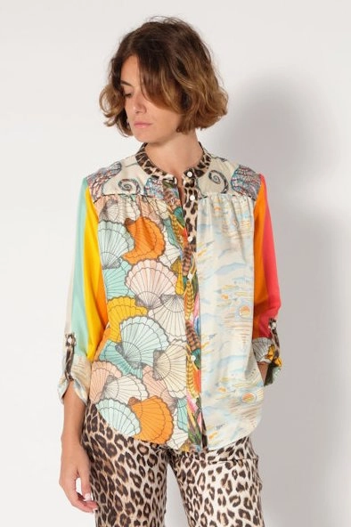 Reflective Detailing Soft Touch Fabric Jeanne Mix St Jacques
