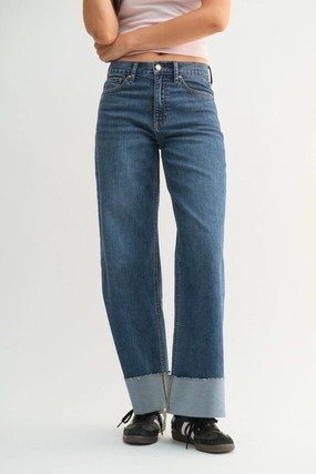 Essential Layer LILY VINTAGE CUFFED JEANS