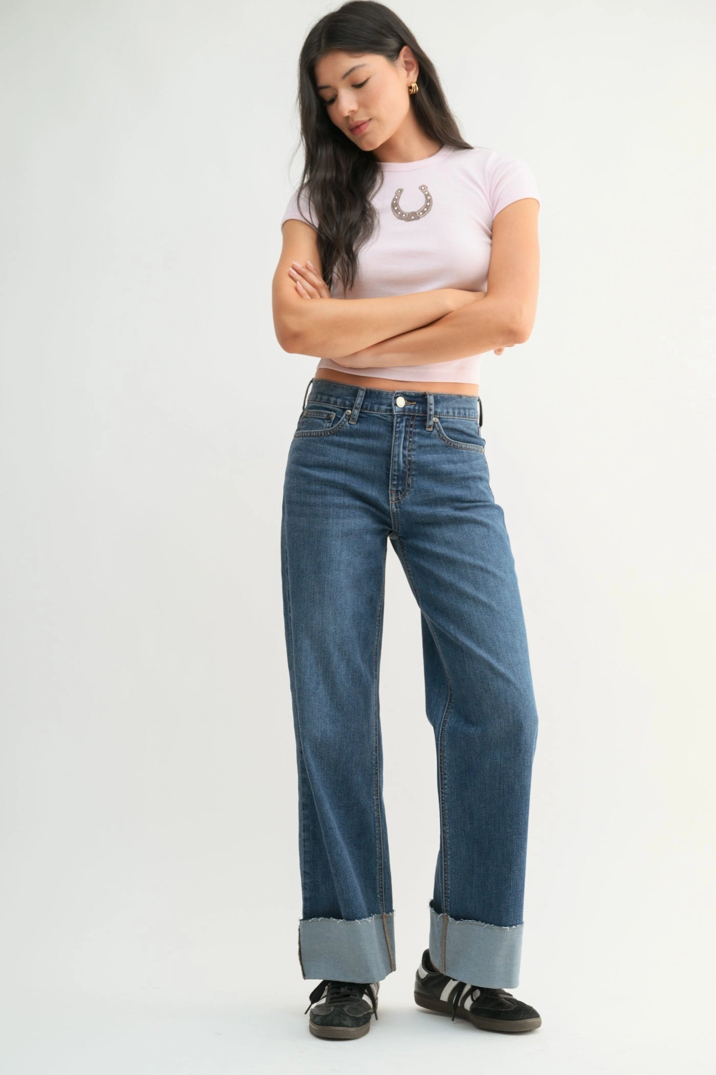 Daily Fit LILY VINTAGE CUFFED JEANS