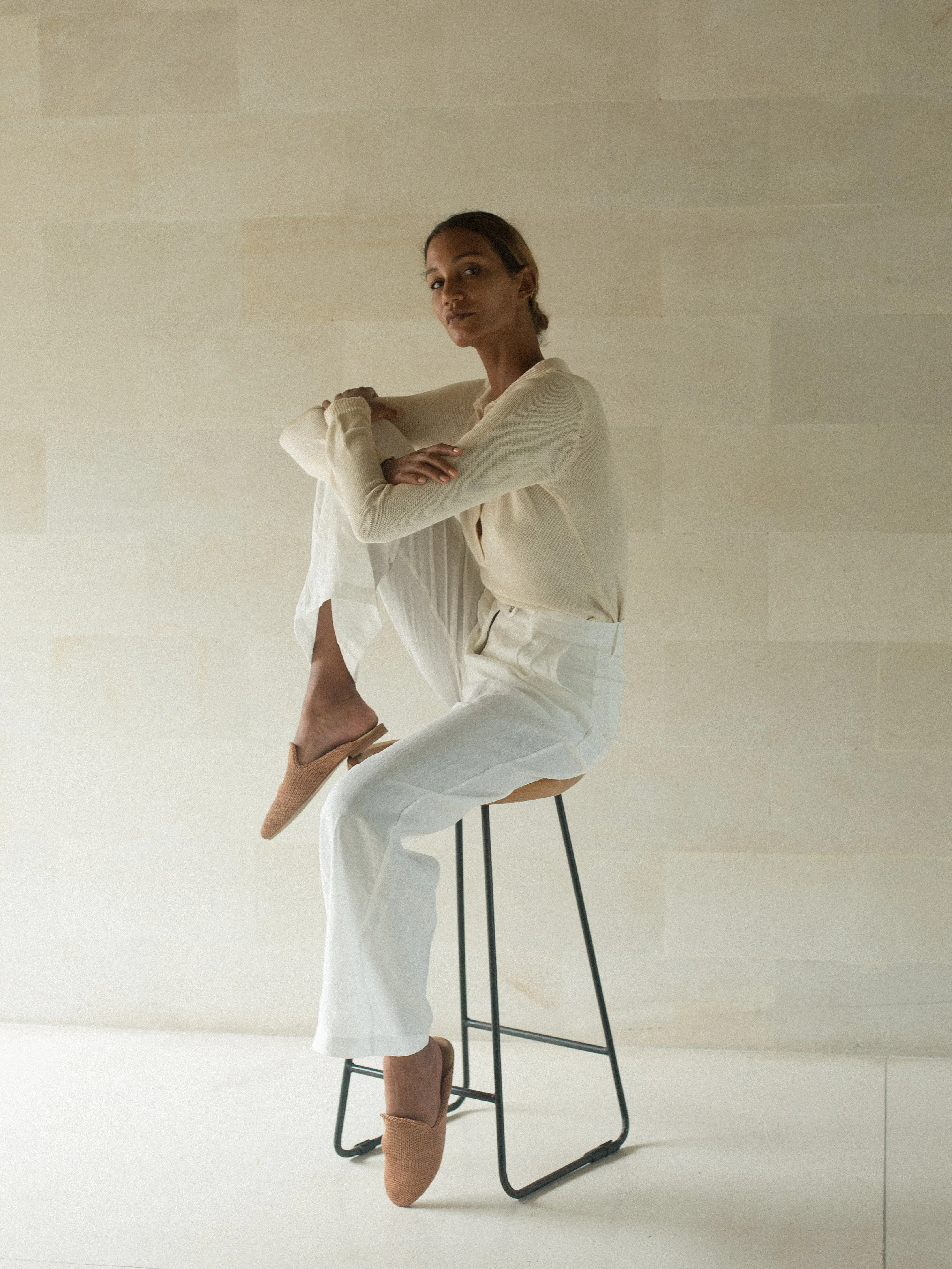 Linen Pleat Pant