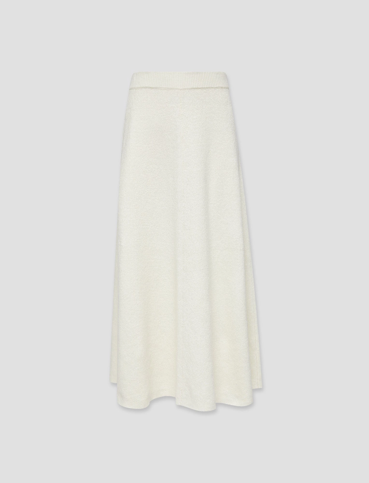 Sporty Edge Linen Cardigan Stitch Skirt