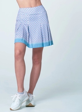 Linen Glam Pleat Skort Active Comfort