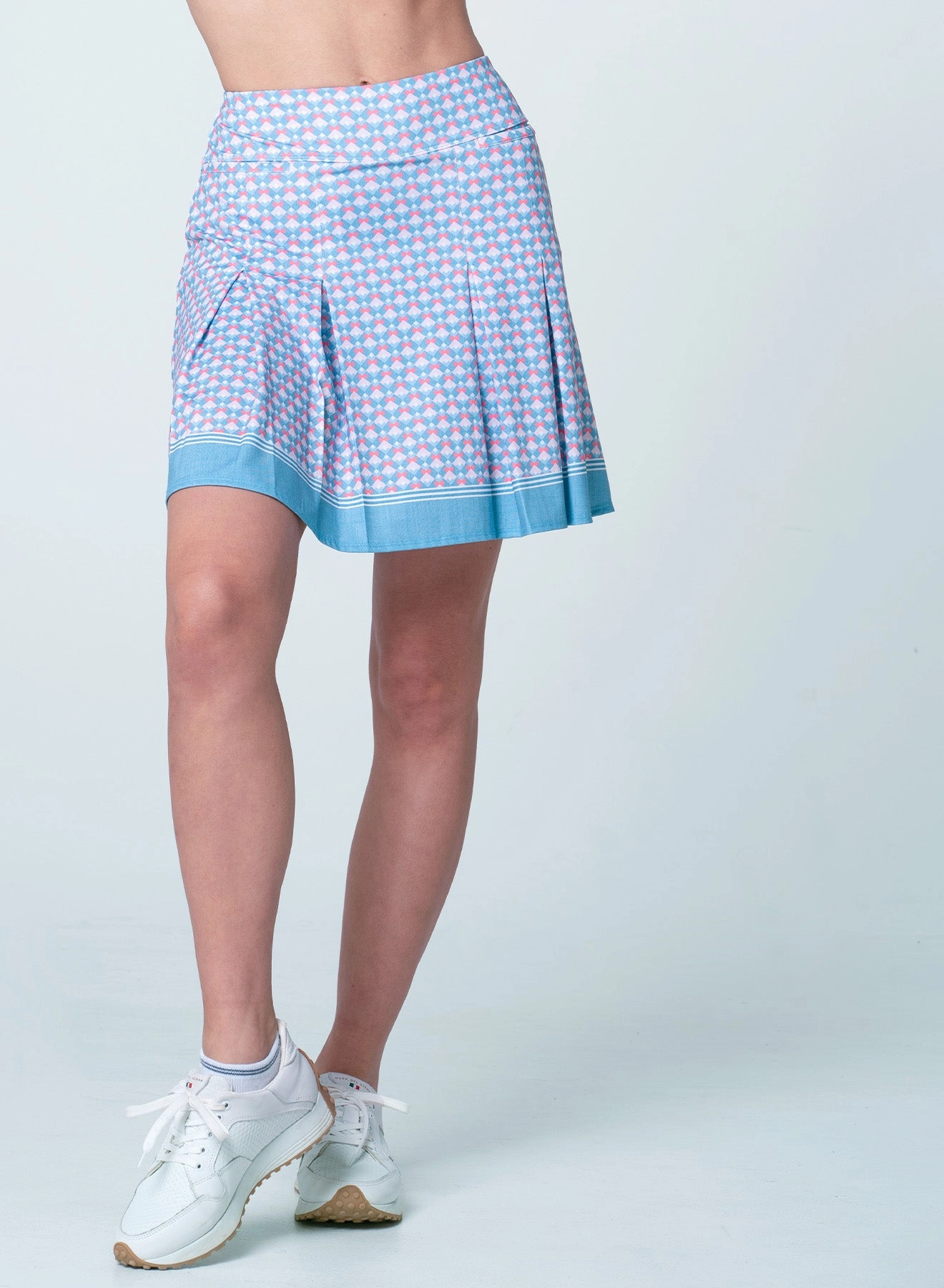 Linen Glam Pleat Skort Active Comfort