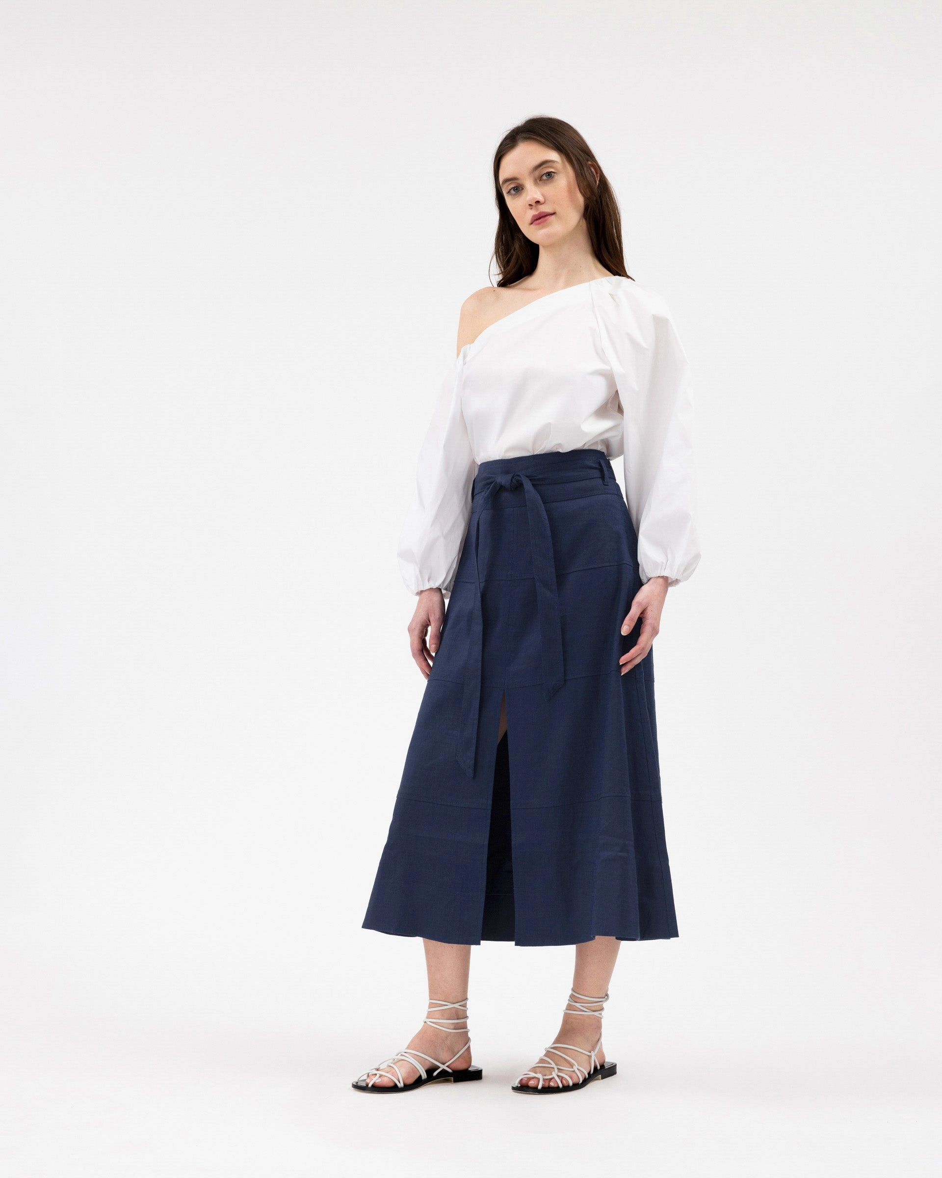 Comfort Control Lightweight Design Linen Hudson Skirt