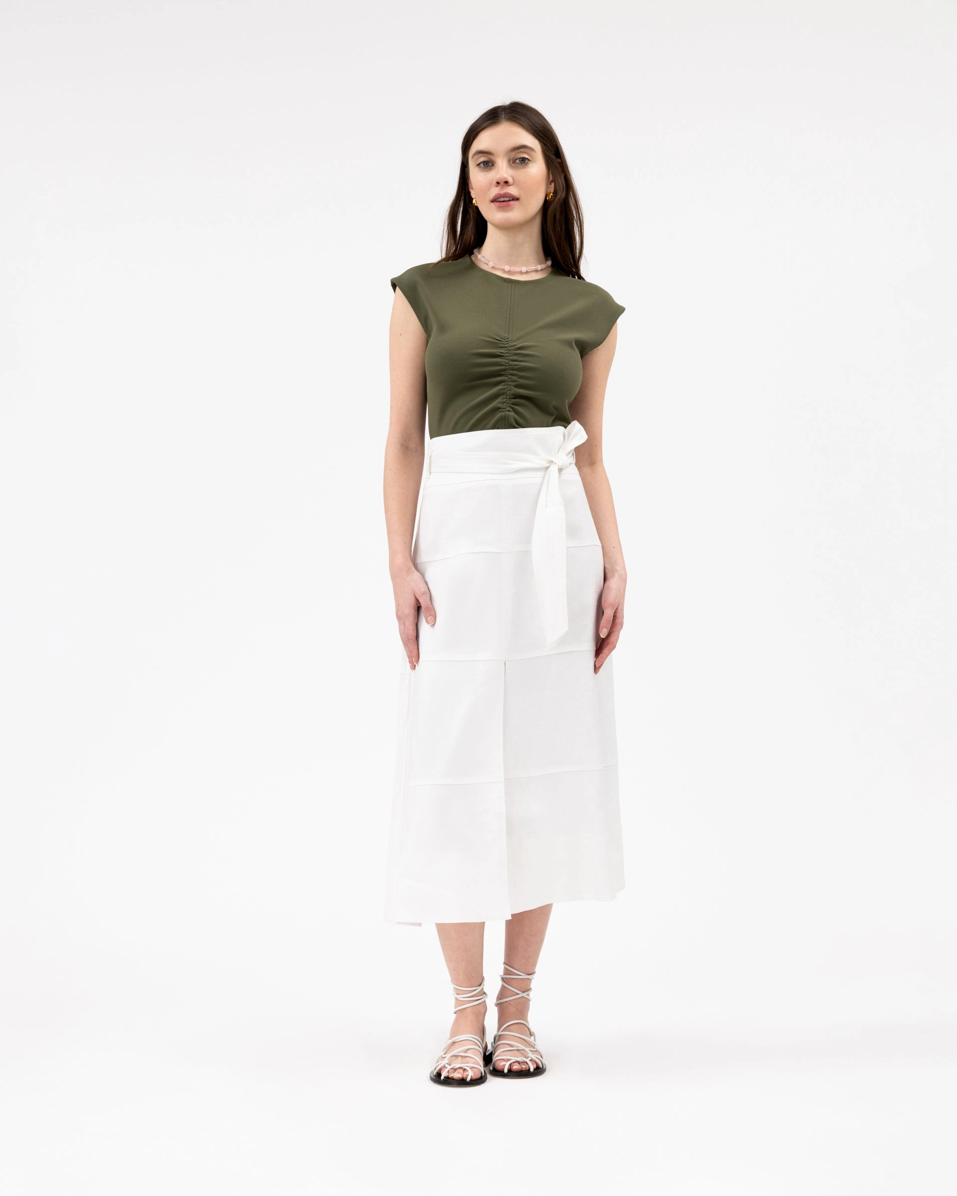 Linen Hudson Skirt Breath Flex Flexible Gusset