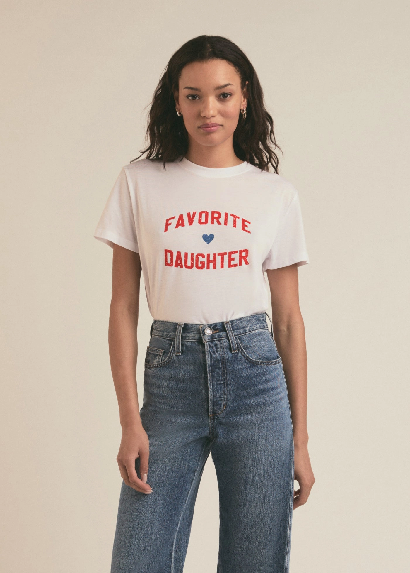 FAVORITE DAUGHTER TEE Breathable Mesh Back