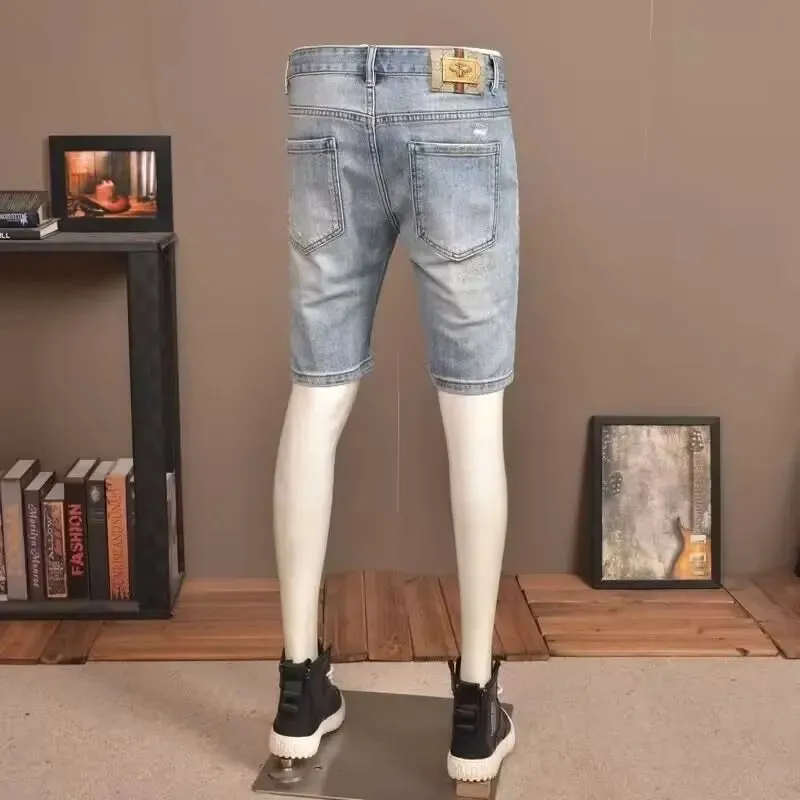 Logan - Men's Denim Shorts - Loose Fit Summer Casual